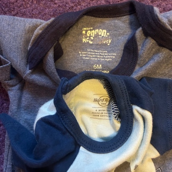 Hard Rock Cafe and Lennon & McCarthy baby onesies - 6 months - Picture 4 of 5